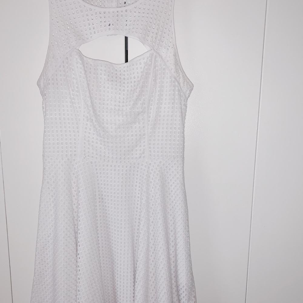 GUESS White Detailed Dress